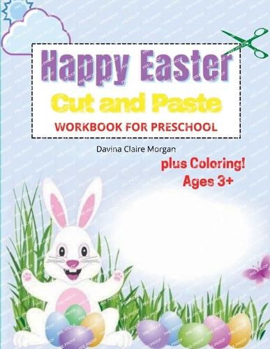 Happy Easter Cut and Paste Workbook for Preschool