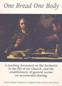 Cover image for One Bread One Body: A Teaching Document on the Eucharist in the Life of the Church