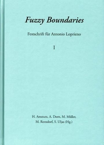 Cover image for Fuzzy Boundaries: Festschrift Fur Antonio Loprieno