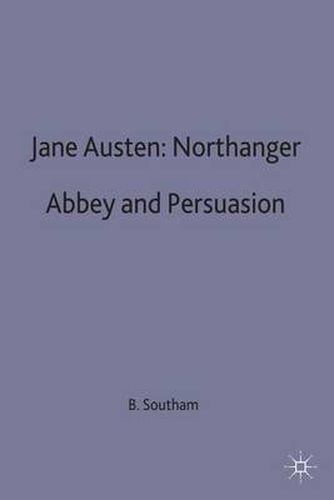 Cover image for Jane Austen: Northanger Abbey and Persuasion