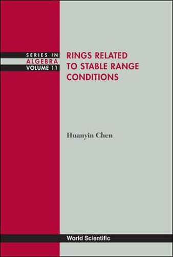 Cover image for Rings Related To Stable Range Conditions