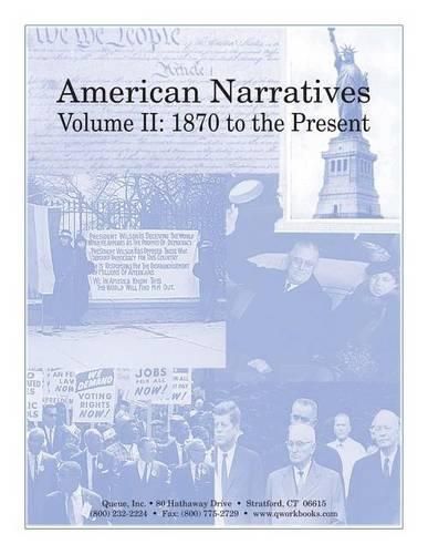 Cover image for American Narratives Volume II: 1870 to the Present