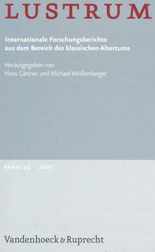 Cover image for Lustrum.: Petronius 1975a2005: bilancio critico e nuove proposte