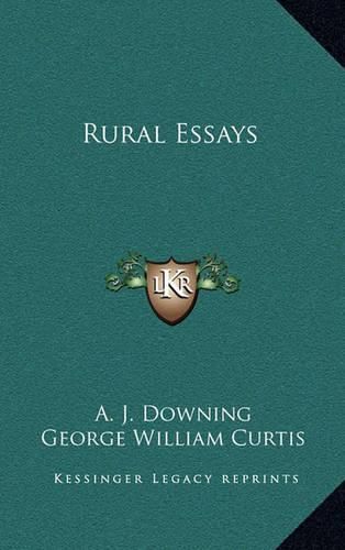 Cover image for Rural Essays