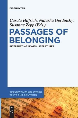 Passages of Belonging: Interpreting Jewish Literatures