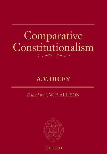 Cover image for Comparative Constitutionalism