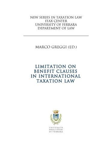 Cover image for Limitation on Benefit Clauses in International Taxation Law