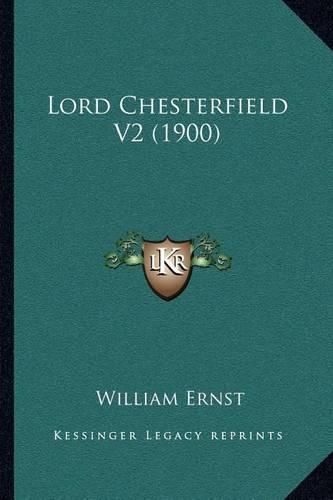 Cover image for Lord Chesterfield V2 (1900)