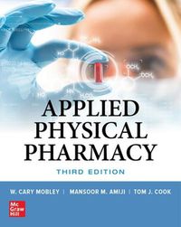 Cover image for Applied Physical Pharmacy, Third Edition