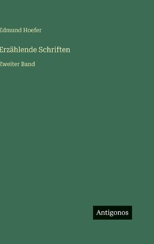 Cover image for Erzaehlende Schriften