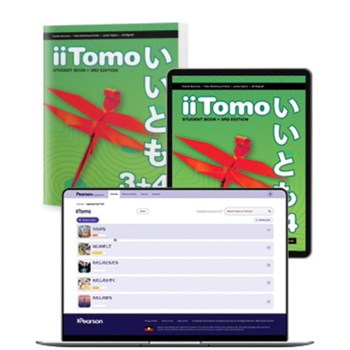Cover image for iiTomo 3+4 Student Book with eBook and Digital Hub