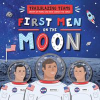 Cover image for First Men on The Moon