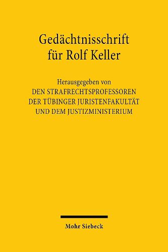 Cover image for Gedachtnisschrift fur Rolf Keller