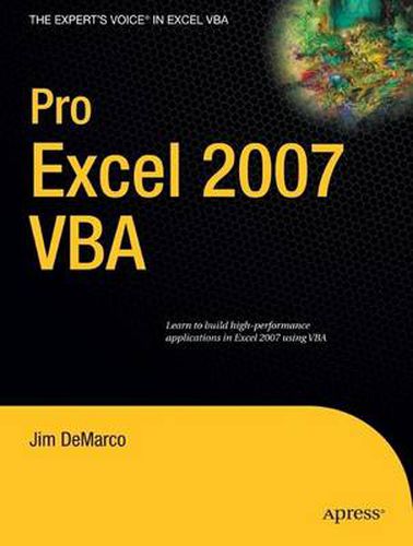 Cover image for Pro Excel 2007 VBA