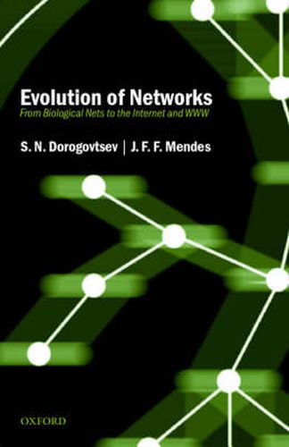 Cover image for Evolution of Networks: From Biological Nets to the Internet and WWW