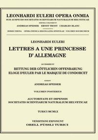 Cover image for Lettres a une princesse d'Allemagne 2nd part: Accesserunt: Rettung der goettlichen Offenbarung