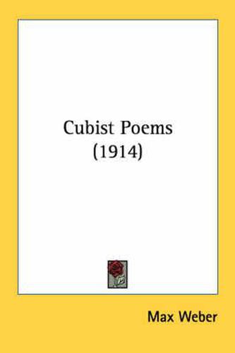 Cover image for Cubist Poems (1914)