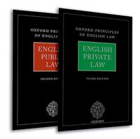 Cover image for Oxford Principles of English Law