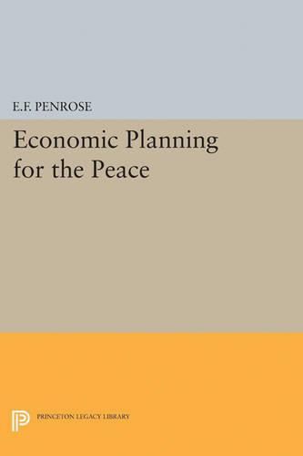 Cover image for Economic Planning for the Peace