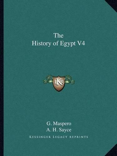 The History of Egypt V4