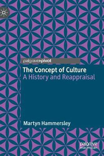 Cover image for The Concept of Culture: A History and Reappraisal