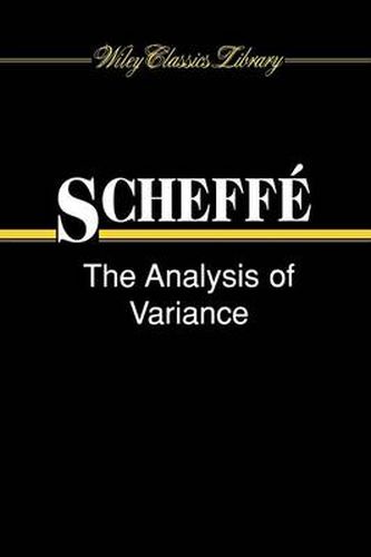 Cover image for The Analysis of Variance