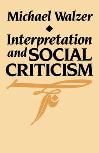 Cover image for Interpretation and Social Criticism