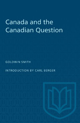 Cover image for Canada and the Canadian Question