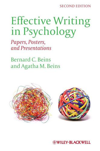 Cover image for Effective Writing in Psychology: Papers, Posters, and Presentations