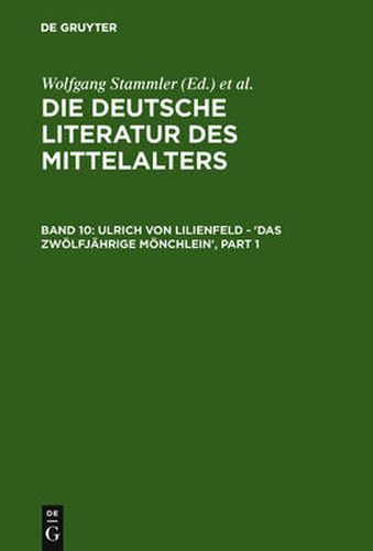 Ulrich Von Lilienfeld - 'Das Zwoelfjahrige Moenchlein