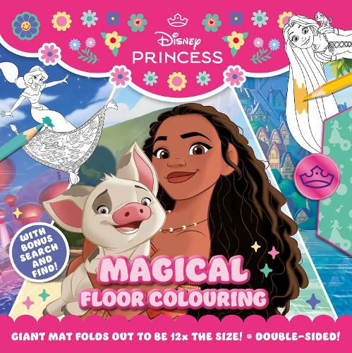 Cover image for Disney Princess: Magical Floor Colouring