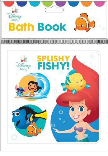 Cover image for Bath Book Disney Baby Splishy Fishy