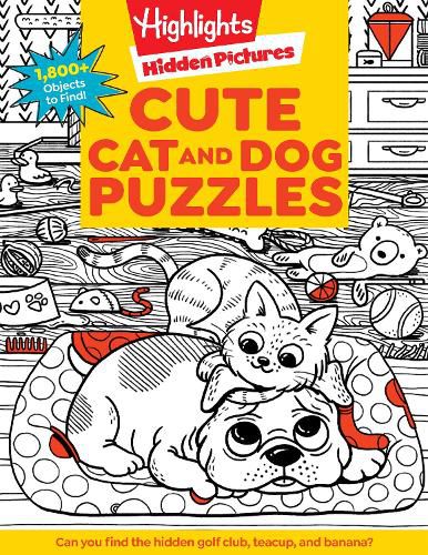 Cover image for Cute Cat and Dog Puzzles