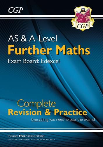 Cover image for AS & A-Level Further Maths for Edexcel: Complete Revision & Practice with Online Edition