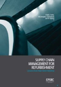 Cover image for Supply Chain Management for Refurbishment: Lessons from High Street Retailing