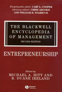 Cover image for The Blackwell Encyclopedia of Management -        Entrepeneurship V 3 2E