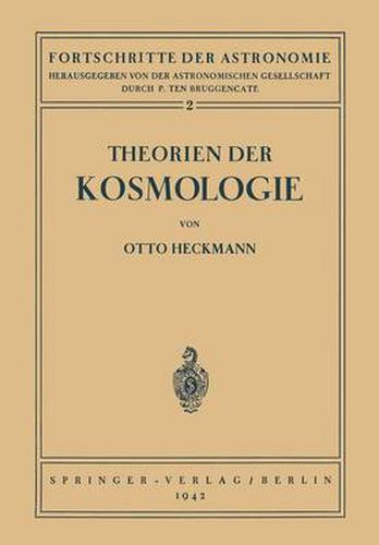 Cover image for Theorien Der Kosmologie