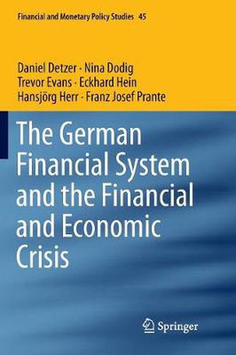 Cover image for The German Financial System and the Financial and Economic Crisis