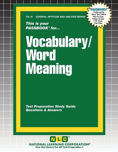 Cover image for Vocabulary/Word Meaning