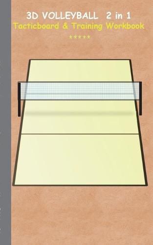 3D Volleyball 2 in 1 Tacticboard and Training Workbook