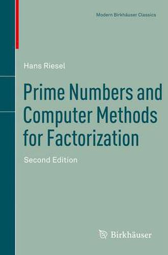 Cover image for Prime Numbers and Computer Methods for Factorization