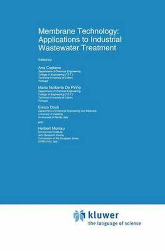 Cover image for Membrane Technology: Applications to Industrial Wastewater Treatment