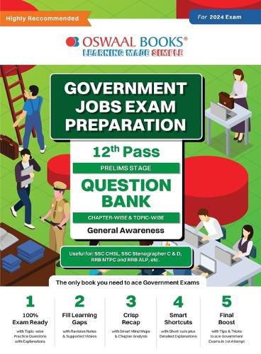 Oswaal Government Exams Question Bank 12th Pass General Awareness for 2024 Exam