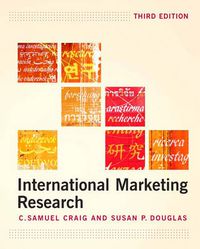 Cover image for International Marketing Research
