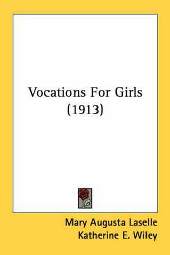 Cover image for Vocations for Girls (1913)