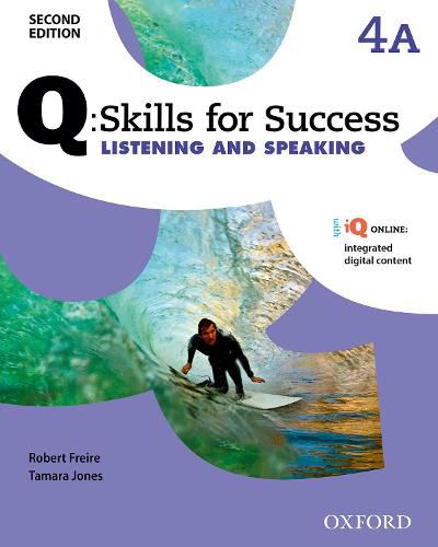 Cover image for Q Skills for Success: Level 4: Listening & Speaking Split Student Book A with iQ Online