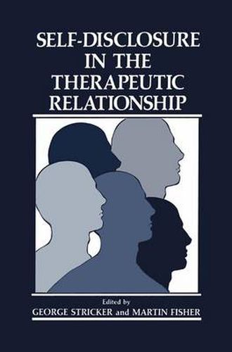 Cover image for Self-Disclosure in the Therapeutic Relationship