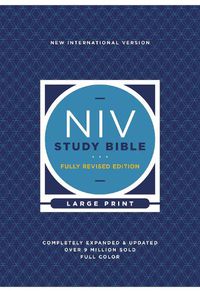 Cover image for NIV Study Bible, Fully Revised Edition, Large Print, Hardcover, Red Letter, Comfort Print