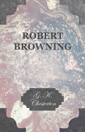 Cover image for Robert Browning