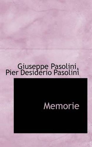 Cover image for Memorie